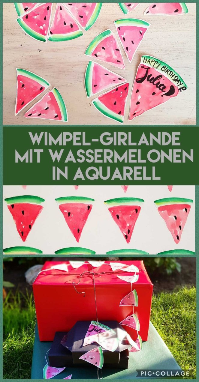 Wimpelkette / Girlande mit Wassermelonen in Aquarell.jpg