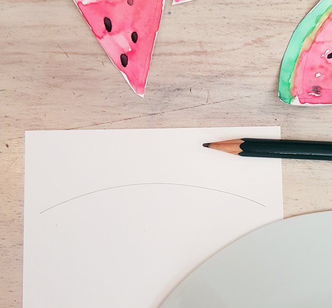 Wassermelone malen aquarell - vorzeichnen.jpg