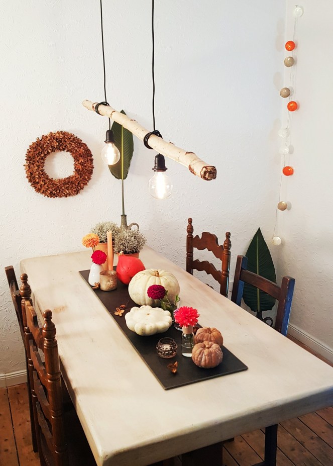 herbstliche Tischdekoration