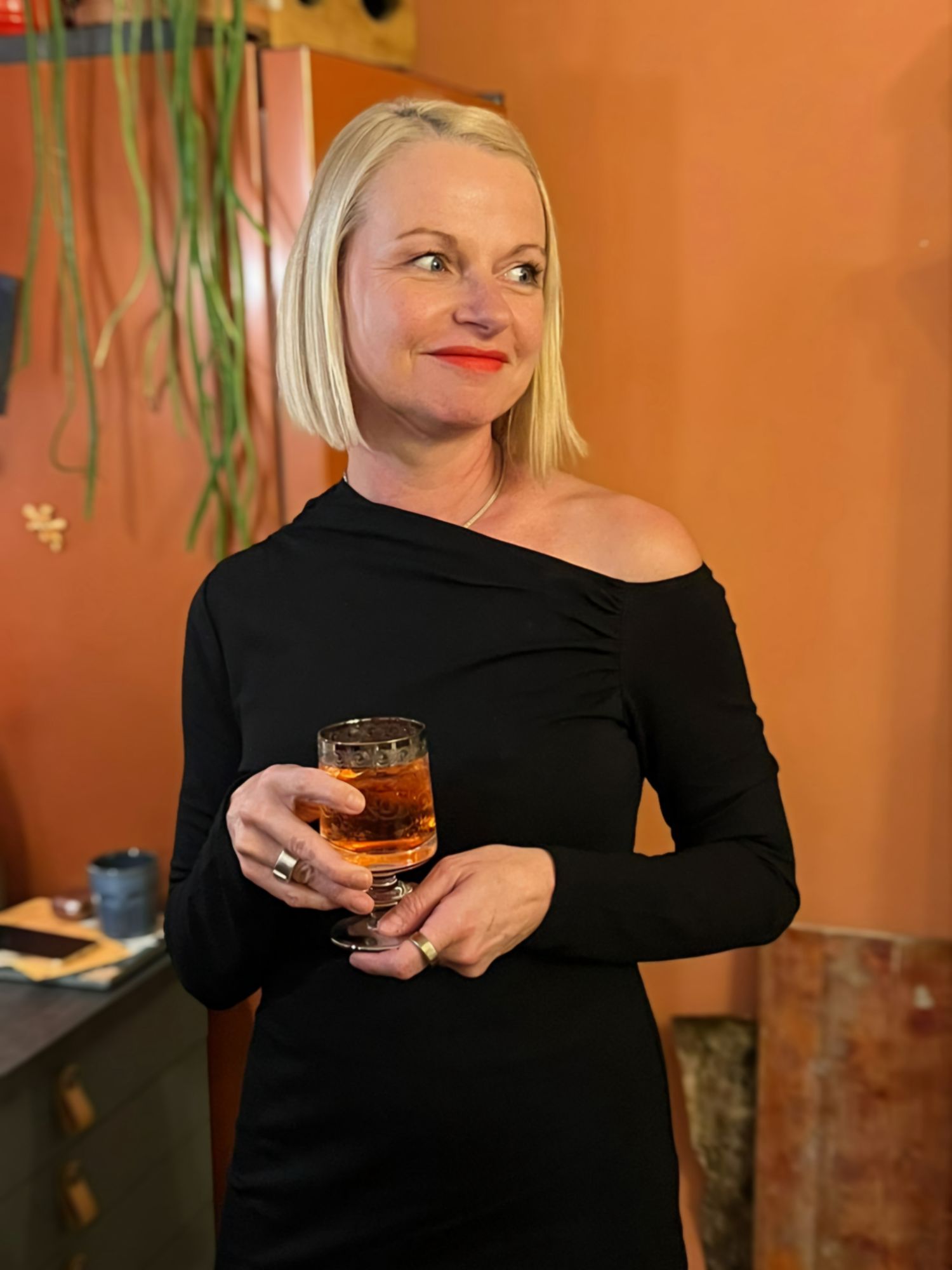 Gebackene Süßkartoffel mit Auberginencreme und Burrata